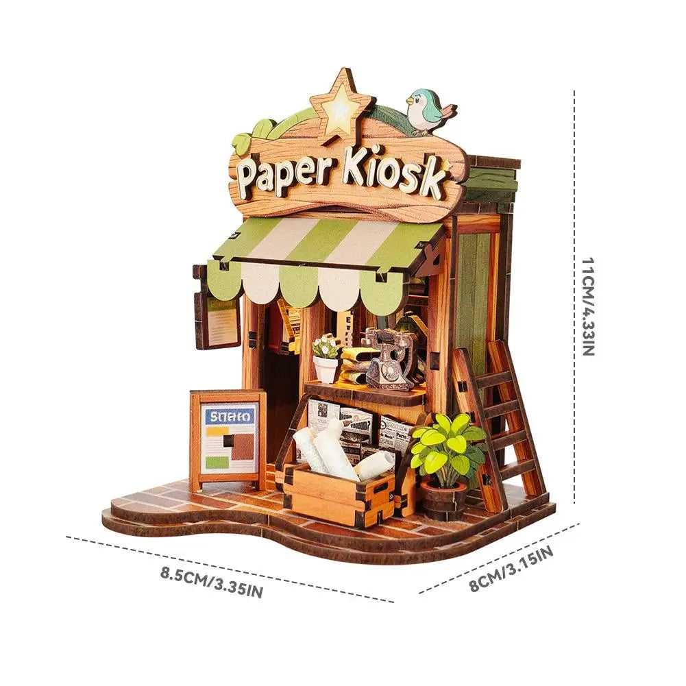 Le Kiosque à Journaux — Kit miniature lumineux à construire