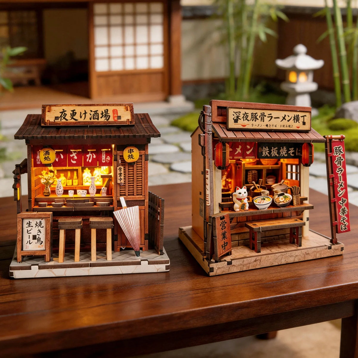 Échoppe de rue japonaise miniature — Kit à construire