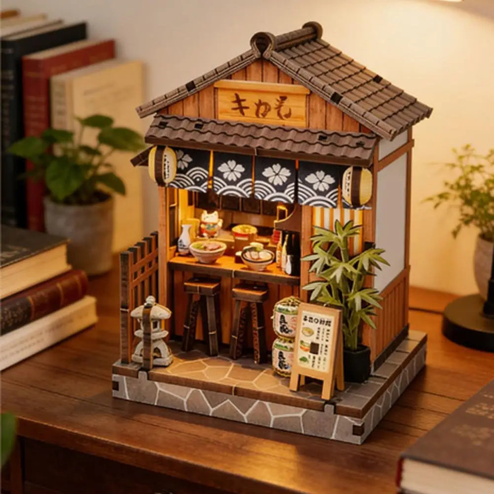 Taverne japonaise miniature lumineuse — Kit à construire