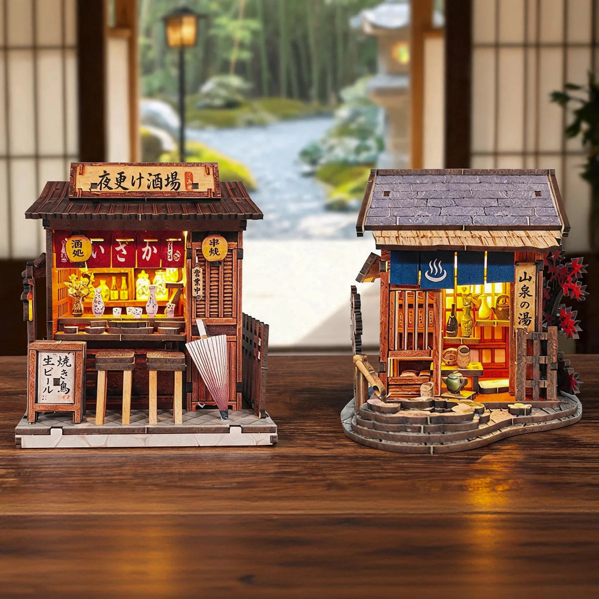 Échoppe de rue japonaise miniature — Kit à construire