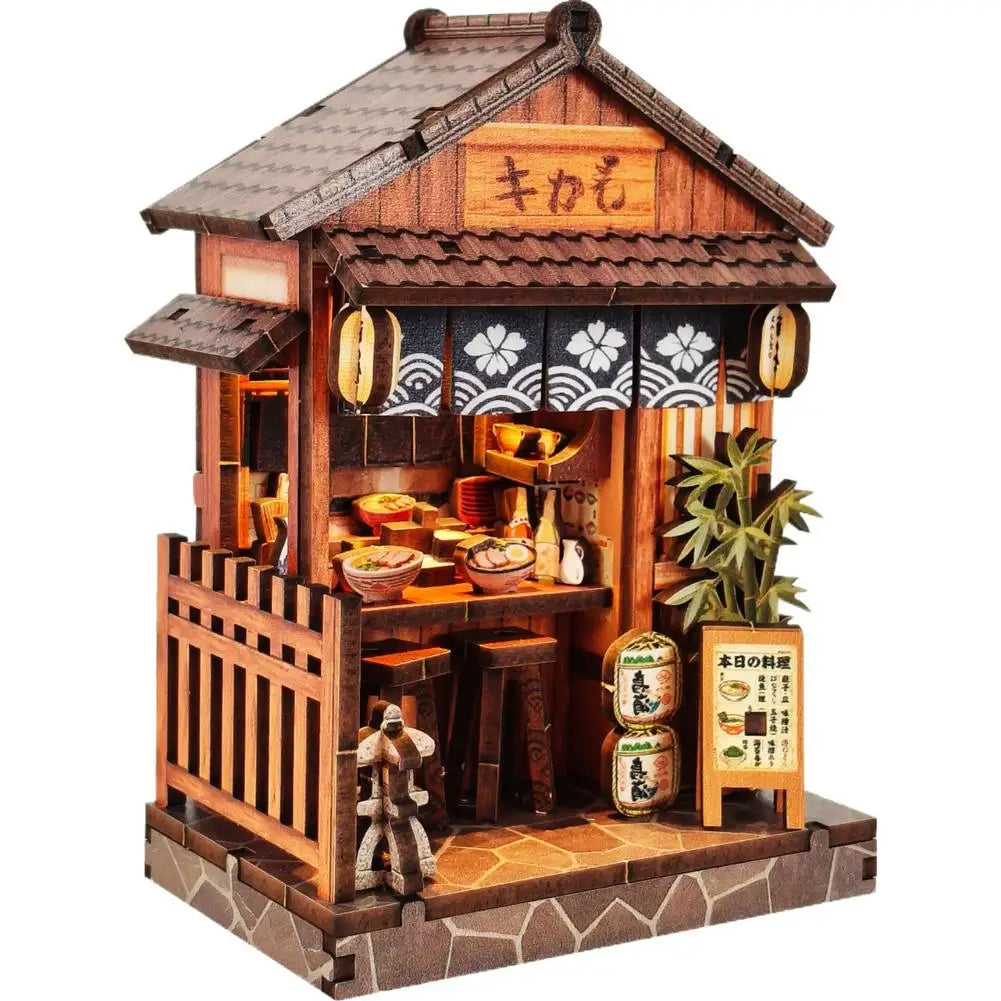Taverne japonaise miniature lumineuse — Kit à construire