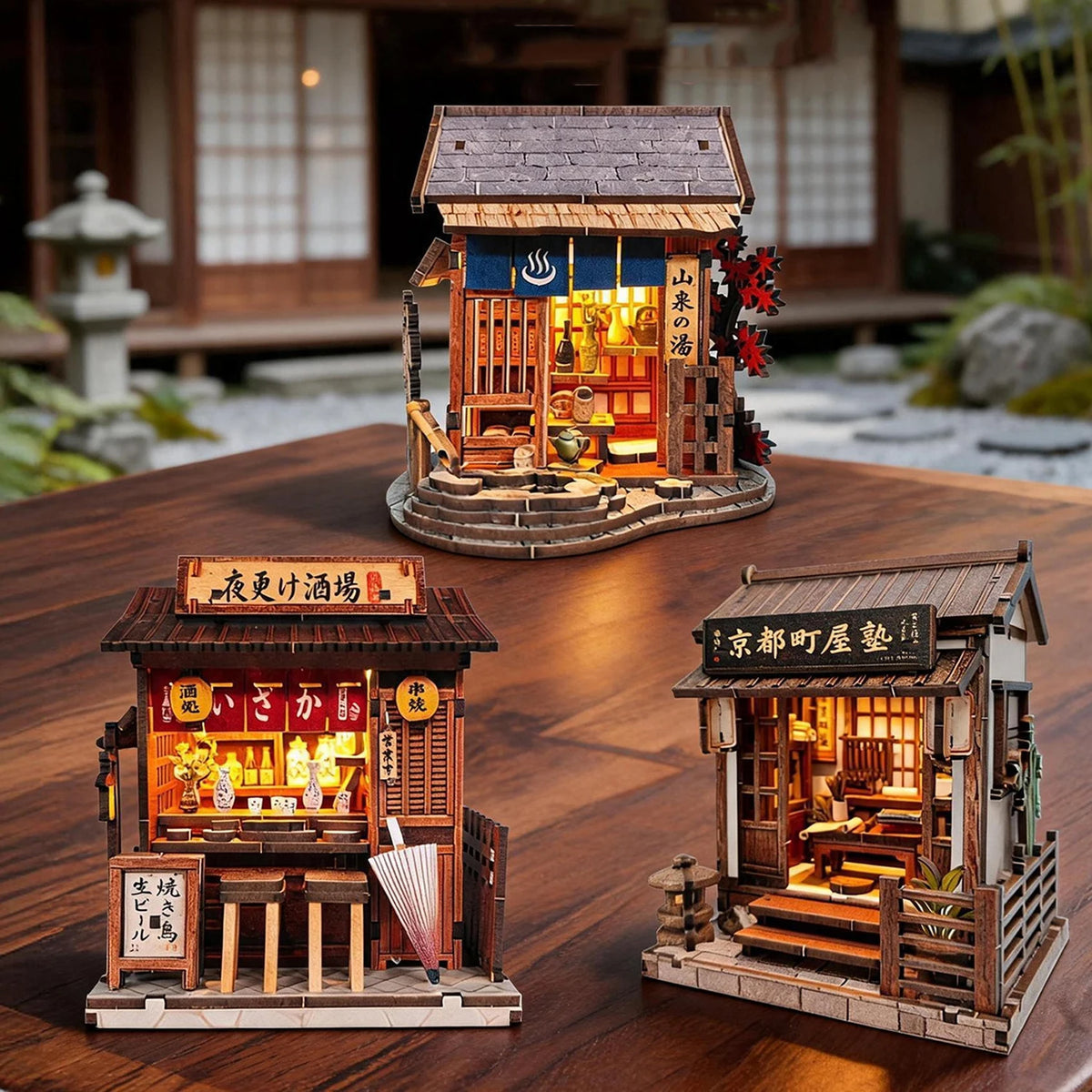 Échoppe de rue japonaise miniature — Kit à construire