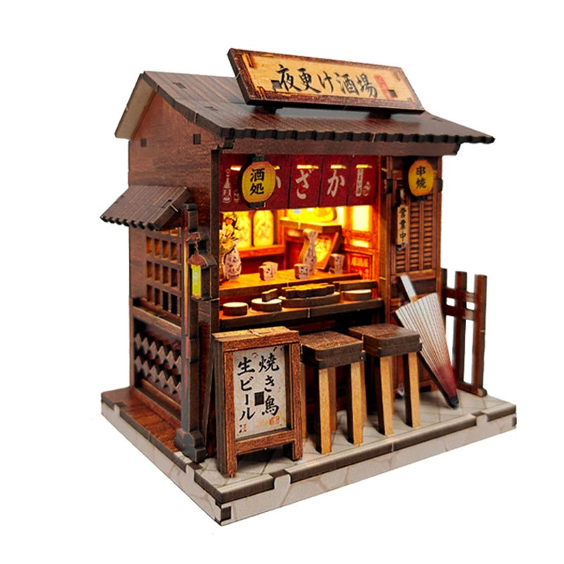 Échoppe de rue japonaise miniature — Kit à construire