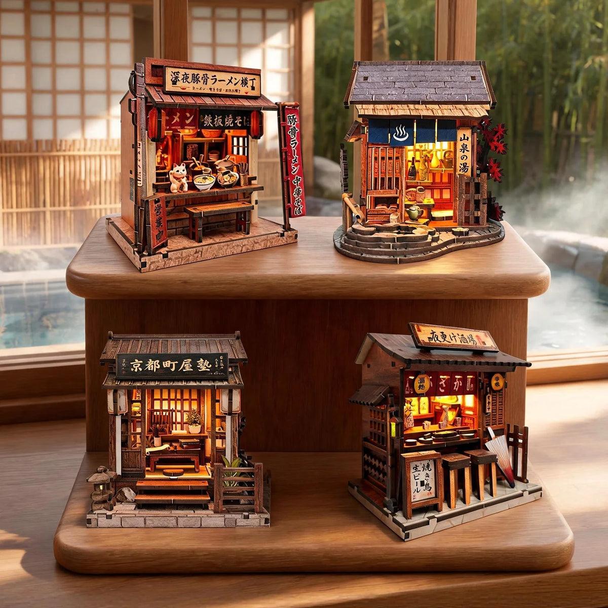 Échoppe de rue japonaise miniature — Kit à construire