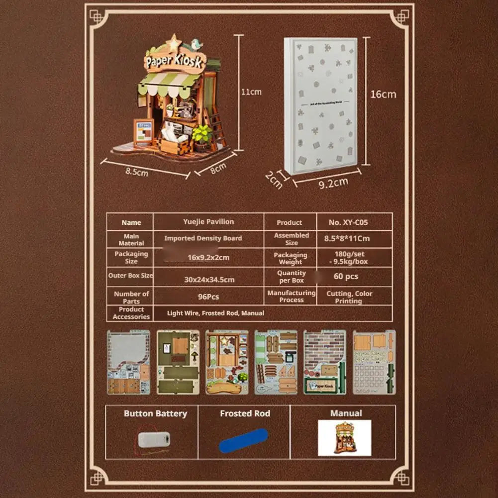 Taverne japonaise miniature lumineuse — Kit à construire